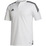 Weiße Sportliche adidas Condivo Herrenpoloshirts & Herrenpolohemden Größe XL 