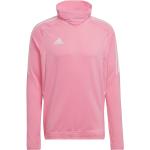 Pinke adidas Condivo Sweatshirts aus Fleece Größe L 