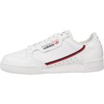 Weiße Gestreifte adidas Continental 80 Sneaker & Turnschuhe aus Leder Größe 38 