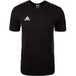 Schwarze Kurzärmelige adidas Core Rundhals-Ausschnitt T-Shirts für Herren 