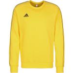 Gelbe adidas Core Herrensweatshirts 
