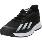 Schwarze adidas Courtflash Tennisschuhe in Normalweite aus Mesh leicht für Herren Größe 40,5 