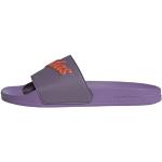 Violette adidas Adilette Shower Badeschlappen in Normalweite für Damen Größe 40,5 