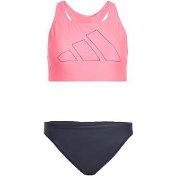 adidas Women's Big Bars Bikini Badeanzug, Lucid Pink/Legend Ink, 34