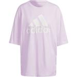 Pinke adidas T-Shirts für Damen Größe M 