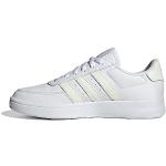 Reduzierte Weiße adidas Breaknet Low Sneaker mit Schnürsenkel in Normalweite für Damen Größe 43,5 