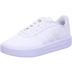Weiße adidas Court Gore Tex Low Sneaker aus Leder mit herausnehmbarem Fußbett für Damen Größe 41,5 