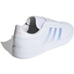 Reduzierte Weiße adidas Court Low Sneaker für Damen Größe 42 