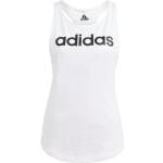 Weiße Sportliche adidas Tank-Tops für Damen Größe L für den für den Sommer 