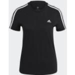 Schwarze Sportliche adidas Essentials T-Shirts für Damen Größe XXL 
