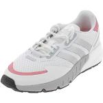 adidas Damen Originals Zx 1k Boost Low Laufschuhe Sneaker Weiß/Silber/Rosa 39 1/3