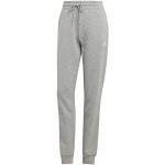 adidas Damen Pants (1/1) W Lin Ft Cf Pt, Medium Grey Heather/White, IC8816, M