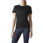 Schwarze adidas Response T-Shirts für Damen Größe L 