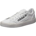 adidas Damen Sleek Sneaker, Footwear White/Crystal White/Core Black, 36 2/3 EU