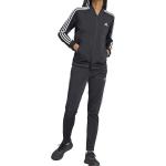 adidas Damen Sportanzug Essentials 3-Streifen / Black/White / L/S