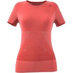 Korallenrote adidas Supernova T-Shirts enganliegend für Damen Übergrößen 