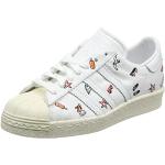 adidas Damen Superstar 80S Gymnastikschuhe, Elfenbein (Footwear White/Footwear White/Off White)