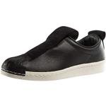 Schwarze adidas Superstar Slip-on Sneaker ohne Verschluss für Damen Größe 40,5 