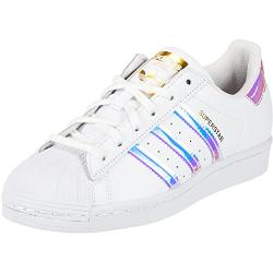 adidas Damen Superstar Sneaker, Cloud White/Gold M