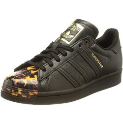 adidas Damen Superstar Sneaker, Core Black/Clear S