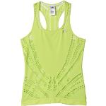 Hellgrüne adidas Climacool T-Shirts aus Mesh für Damen Größe L 