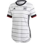 Reduzierte Weiße adidas DFB DFB - Deutscher Fußball-Bund T-Shirts für Damen Größe L 