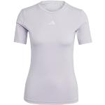 Reduzierte Silberne Kurzärmelige adidas T-Shirts für Damen Größe XS 