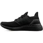 Schwarze adidas Ultra Boost 20 Joggingschuhe & Runningschuhe mit Schnürsenkel stoßdämpfend für Damen Größe 42 
