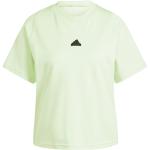 Grüne adidas Z.N.E. T-Shirts aus Baumwollmischung für Damen Größe M 