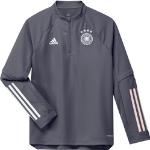 Dunkelgraue adidas DFB DFB - Deutscher Fußball-Bund DFB Trikots 2020/21 für Herren zum Fußballspielen 