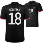 Schwarze adidas DFB DFB - Deutscher Fußball-Bund DFB Trikots 2020/21 für Herren zum Fußballspielen - Auswärts 2020/21 