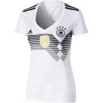 Weiße adidas DFB - Deutscher Fußball-Bund Damenfußballtrikots zum Fußballspielen - Heim 