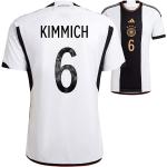 Weiße adidas DFB DFB - Deutscher Fußball-Bund Joshua Kimmich Trikots für Herren zum Fußballspielen - Heim 