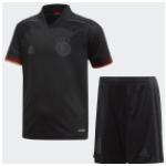 Schwarze adidas DFB DFB - Deutscher Fußball-Bund Stehkragen Deutschland Trikots für Kinder - Auswärts 2020/21 