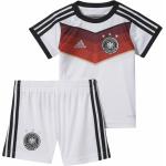 adidas DFB Home Baby Kit Set WM 2014 (80, white/black/victory red/matte silver)