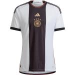 adidas DFB Trikot Home Authentic WM 2022 Herren, weiß, XXL weiß/ schwarz