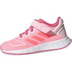 Reduzierte Pinke adidas Duramo 10 Joggingschuhe & Runningschuhe mit Schnürsenkel in Normalweite aus Textil für Kinder Größe 38,5 