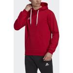 Rote adidas Entrada Hoodies & Kapuzenpullover aus Fleece mit Kapuze Größe M 