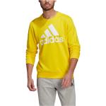 Gelbe adidas Essentials Herrensweatshirts Größe S für den für den Herbst 