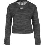 Dunkelgraue Sportliche adidas Essentials Nachhaltige Rundhals-Ausschnitt Damensweatshirts Größe XL 