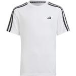 Reduzierte Weiße Sportliche adidas Essentials 3 Stripes Kinder T-Shirts für Jungen Größe 176 