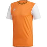 Reduzierte Orange Kurzärmelige adidas Estro T-Shirts für Herren Größe XL 