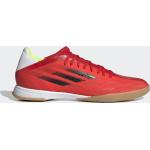Rote adidas X Speedflow Hallenfußballschuhe mit Schnürsenkel für Herren Größe 44,5 