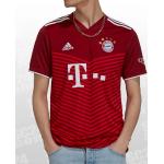 Rote adidas FC Bayern FC Bayern München Trikots für Herren zum Fußballspielen - Heim 2020/21 