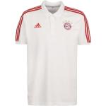 Reduzierte Weiße Bestickte adidas Performance FC Bayern Herrenpoloshirts & Herrenpolohemden Größe XS 