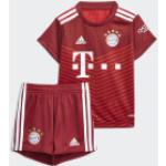 Rote Atmungsaktive adidas FC Bayern FC Bayern München Trikots Übergrößen - Heim 2020/21 