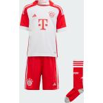 adidas FC Bayern München Mini-Ausrüstung Home 23/24 Kleinkinder - weiß/rot-104