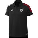 Reduzierte Schwarze Bestickte adidas FC Bayern Herrenpoloshirts & Herrenpolohemden Größe XS 