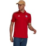 Reduzierte Rote adidas FC Bayern Herrenpoloshirts & Herrenpolohemden Größe M für den für den Frühling 