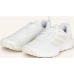 Weiße adidas Rapidmove Fitnessschuhe aus Mesh atmungsaktiv für Damen Größe 39 